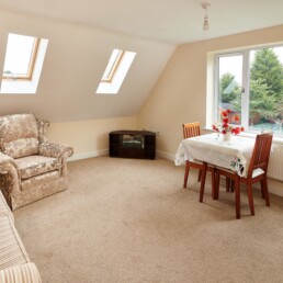 Standon Gardens Extra Care Apartments Tamworth – Living Room with Garden View